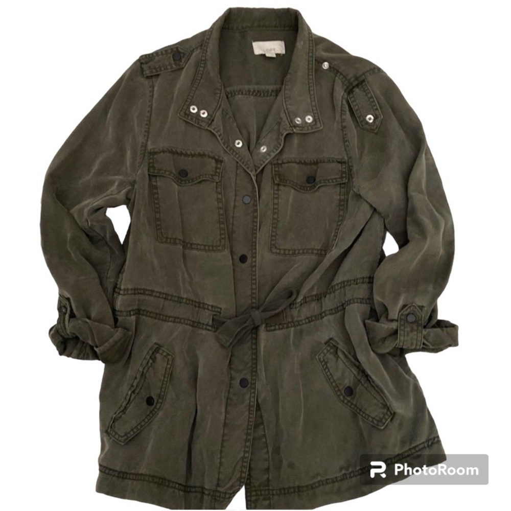 Loft green utility jacket S